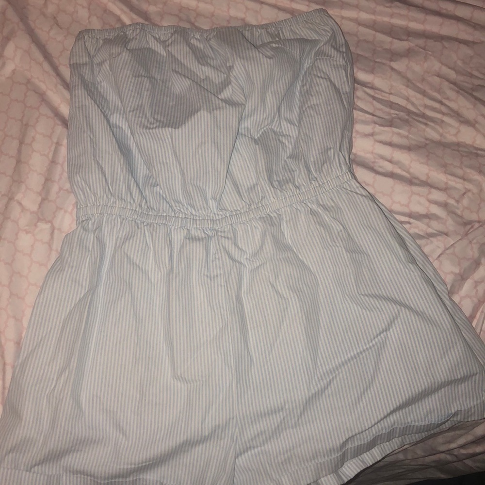 Striped Urban outfitters romper